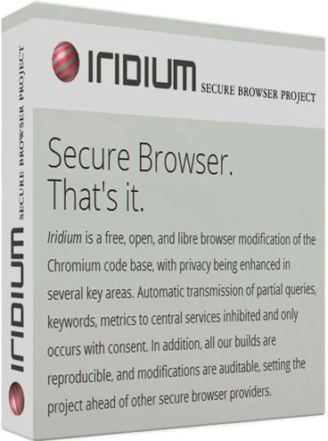 Безопасный браузер Iridium Browser 2021.12 + Portable