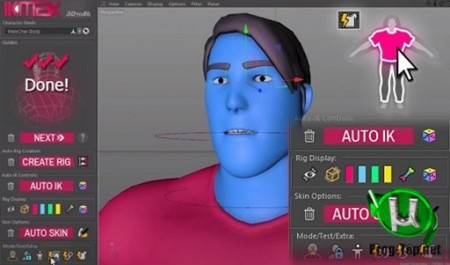 IKMAX настройка персонажей v1.0b for Cinema 4D