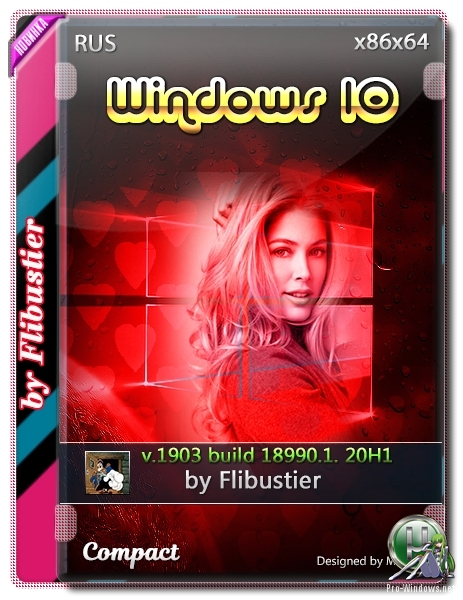 Windows 10 20H1 Pro Compact 18990.1 (x86-x64)