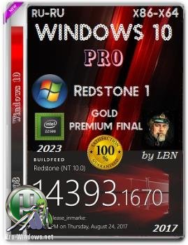 Windows 10 Pro 1607 14393.1670 rs1 x86-x64 RU-RU LIM