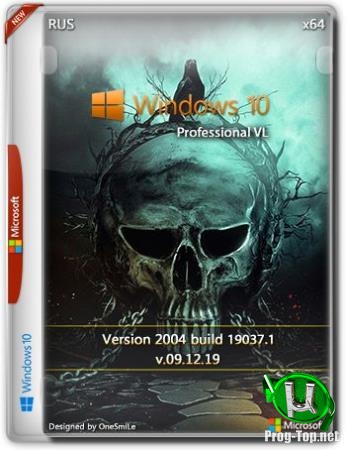 Windows 10 PRO VL 20H1 by OneSmiLe 19037.1 (x64)