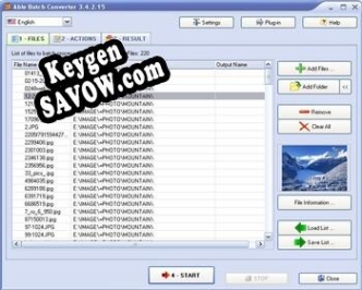 Able Batch Image Converter генератор серийного номера