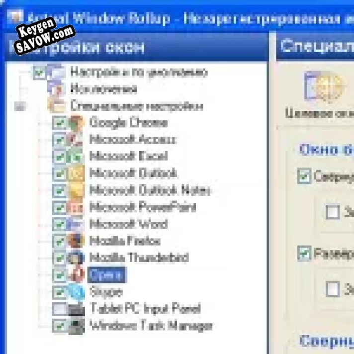 Actual Window Rollup ключ бесплатно