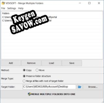 Merge Multiple Folders Key генератор
