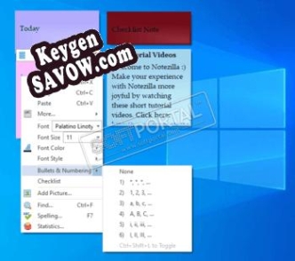 Notezilla Key генератор