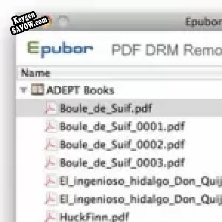 Регистрационный ключ к программе  PDF DRM Removal