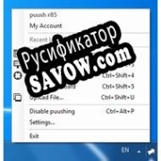 Русификатор для puush