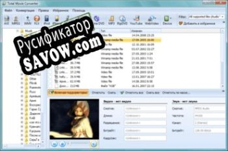 Русификатор для Total Movie Converter
